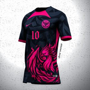 ARTE VETOR FENIX ROSA