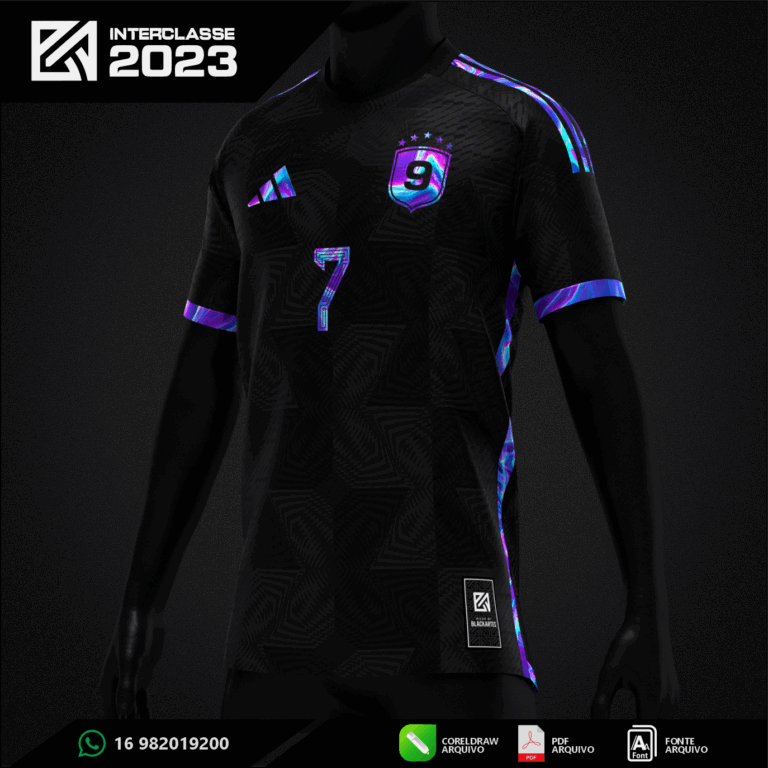 Camisa de Interclasse Edição Especial Reflex - Arte Vetor Sublimação CorelDRAW e PDF