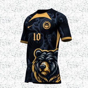 ARTE VETOR URSO DOURADO