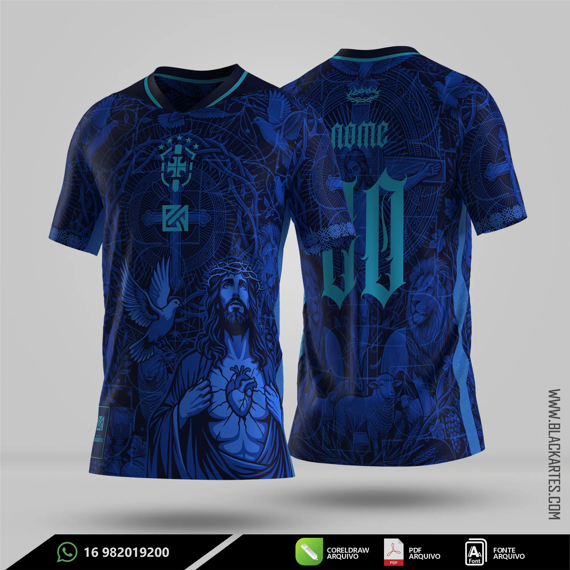 Camisa de Interclasse Jesus 2026 - Arte Vetor Sublimação CorelDRAW e PDF