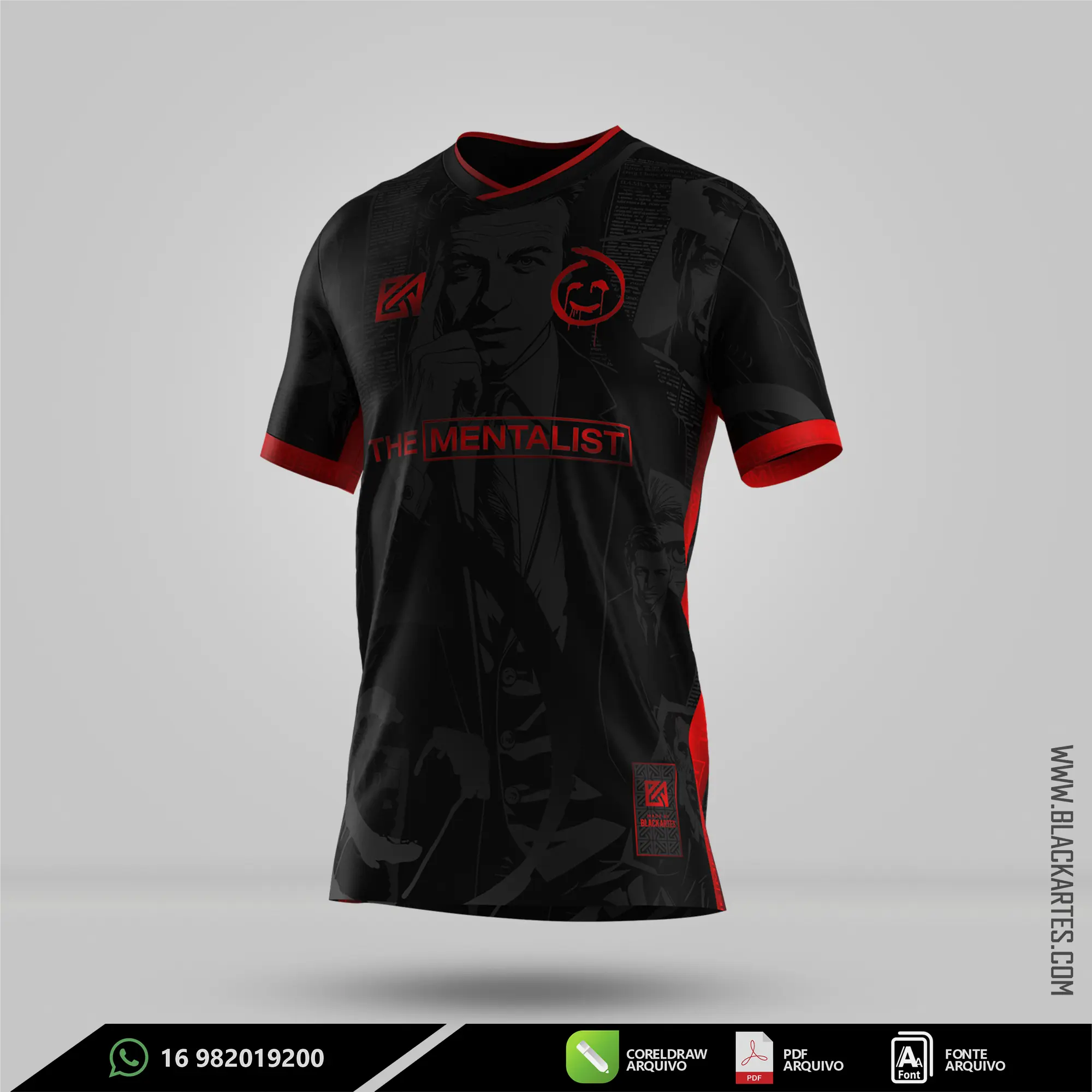Camisa de Interclasse Mentalista 2026 - Arte Vetor Sublimação CorelDRAW e PDF - miniatura 2